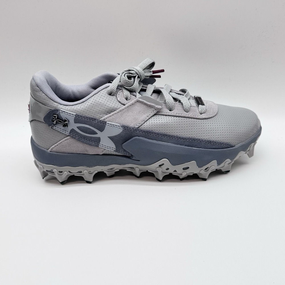 Under Armour Harper 10 Pro TPU‎ Mens 8 Grey Baseball Cleats Shoes
